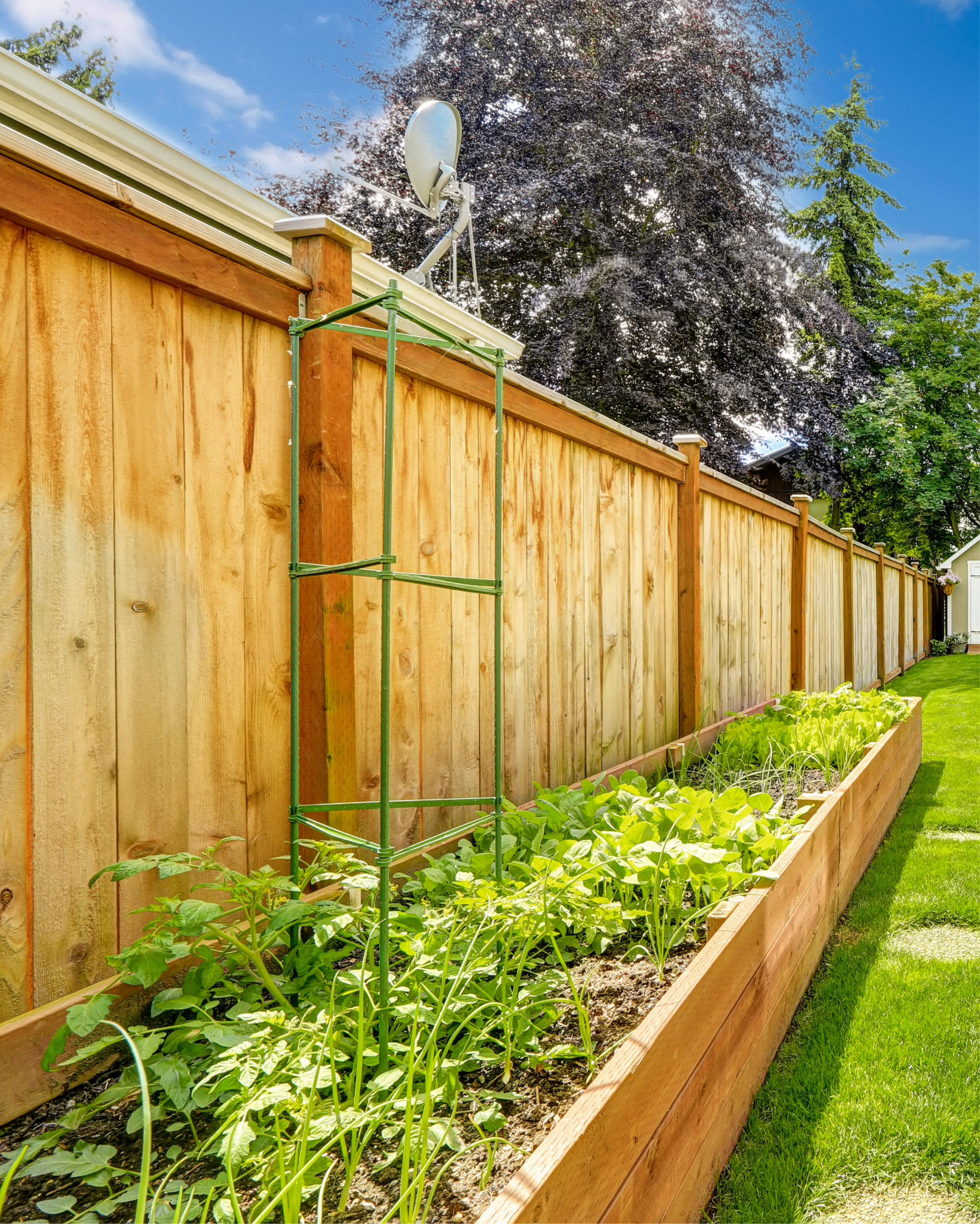 Wooden Fence Installation